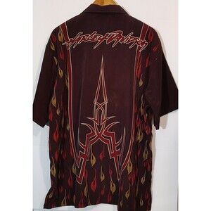 Harley Davidson Polyester Button Down